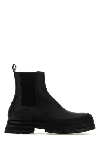 Black Leather Chelsea Wander Ankle Boots - Alexander McQueen - Modalova