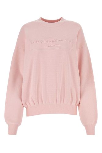 Pink Stretch Polyester Blend Sweater - Alexander Wang - Modalova