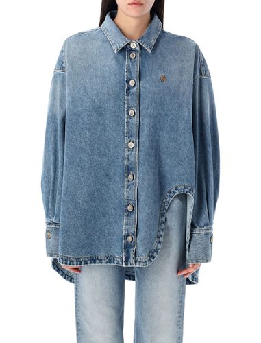 The Attico Diana Denim Shirt - The Attico - Modalova