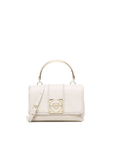 Bag With Handle And Logo - Love Moschino - Modalova