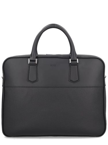 Hugo Boss Leather Briefcase Bag - Hugo Boss - Modalova