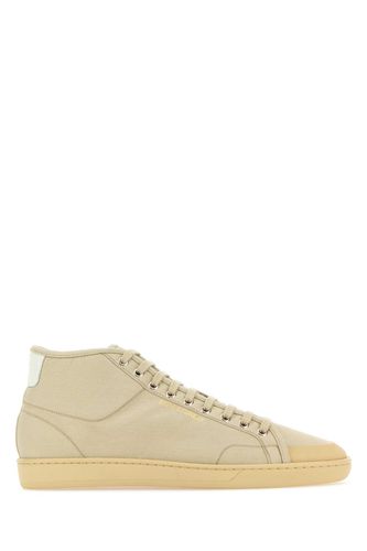 Beige Canvas Court Classic Sl/39 Sneakers - Saint Laurent - Modalova