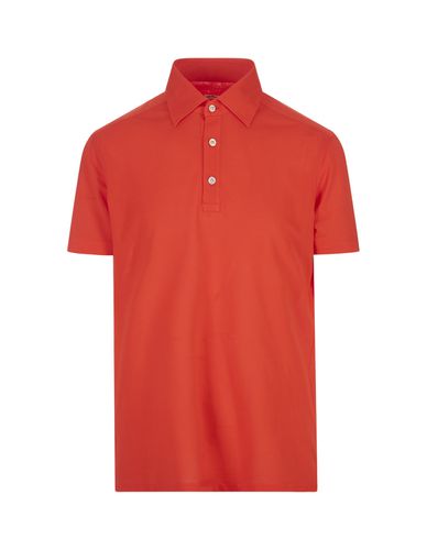 Piqué Short-sleeved Polo Shirt - Kiton - Modalova