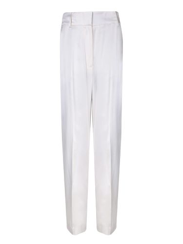 Burberry Jane White Trousers - Burberry - Modalova