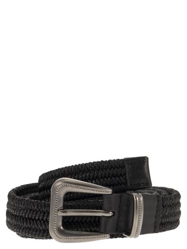 Rustic Woven Linen Belt - Brunello Cucinelli - Modalova