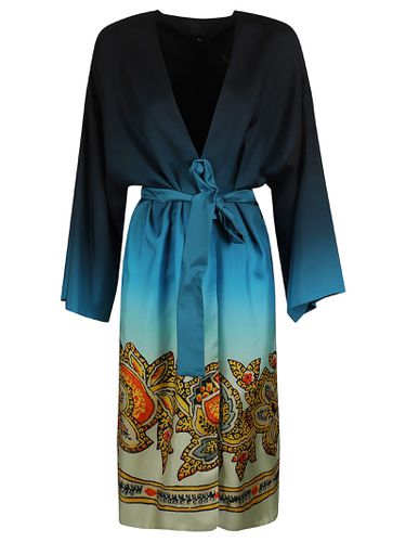 Etro Printed Belted Cardi-coat - Etro - Modalova