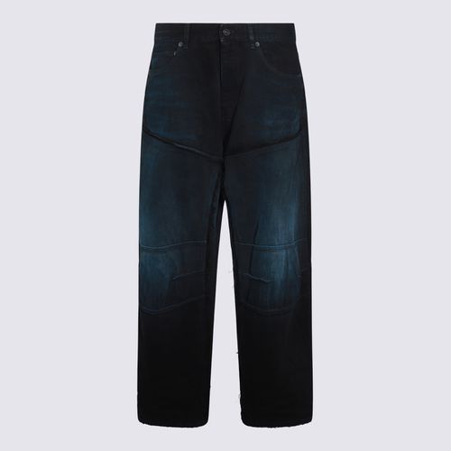 Indigo Cotton Denim Jeans - Balenciaga - Modalova