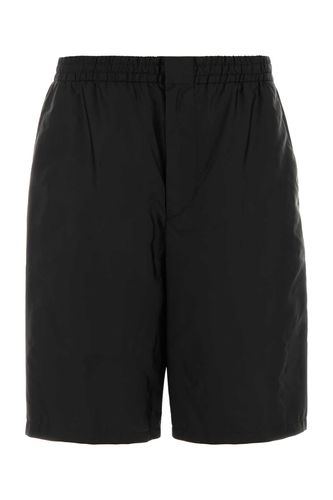 Prada Black Re-nylon Bermuda Shorts - Prada - Modalova