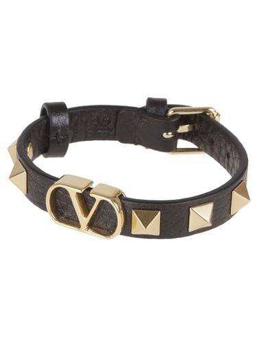 Valentino Garavani Leather Bracelet - Valentino Garavani - Modalova