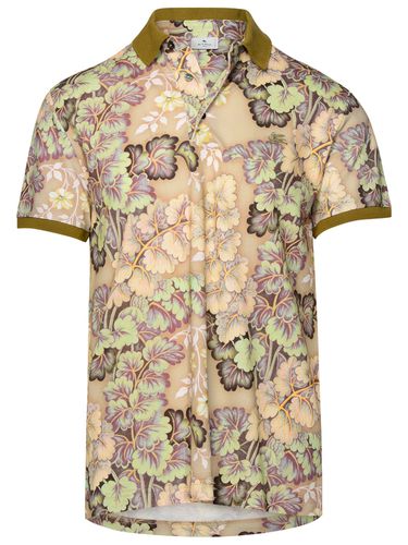 Etro Multicolor Cotton Polo Shirt - Etro - Modalova