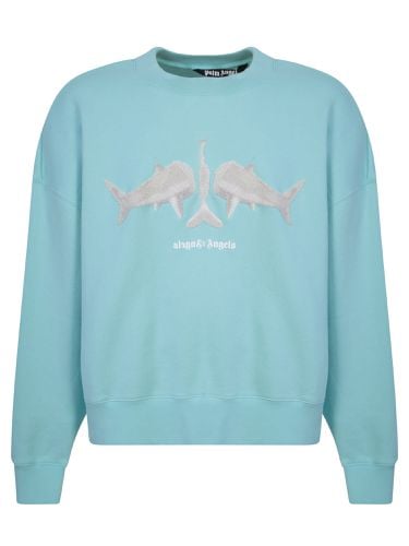 Broken Shark Light Sweatshirt - Palm Angels - Modalova