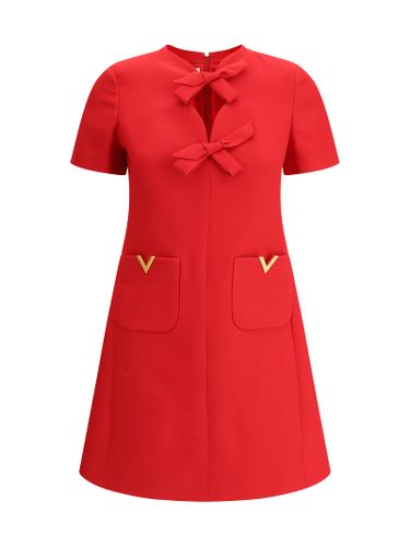 Mini Dress With Cut-out - Valentino Garavani - Modalova