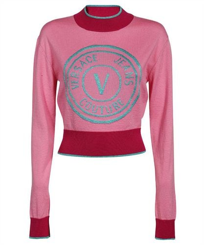 Crew-neck Wool Sweater - Versace Jeans Couture - Modalova
