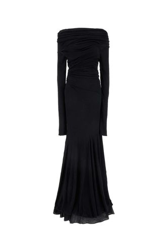 Black Jersey Bound Long Dress - Entire Studios - Modalova