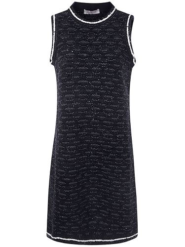 D. Exterior Pattern Crystal Sleeveless Dress - D.Exterior - Modalova