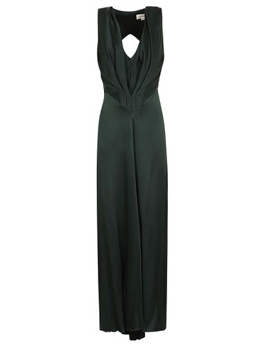 V-neck Gathered Floor Length - Victoria Beckham - Modalova