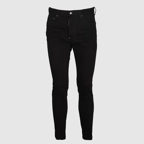 Dsquared2 Black Cotton Denim Jeans - Dsquared2 - Modalova