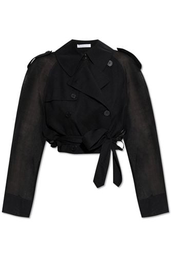 Helmut Lang Cropped Trench Coat - Helmut Lang - Modalova