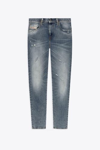 D-strukt L.30 Faded and distressed blue denim slim fit jeans - 2019 D-Strukt - Diesel - Modalova