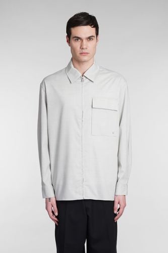 Études Shirt In Grey Wool - Études - Modalova