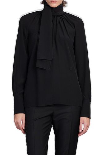 Givenchy 4g Motif Tie Neck Blouse - Givenchy - Modalova