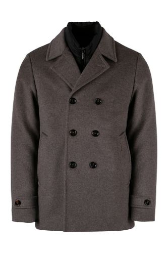 Moorer Bolgi Wool Blend Peacoat - Moorer - Modalova