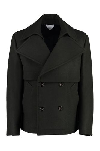 Double-breasted Wool Coat - Bottega Veneta - Modalova