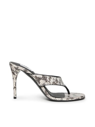 Alaia Elaphe Flip-flop Mules - Alaia - Modalova