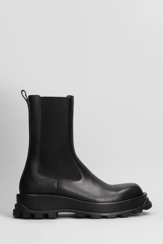 Ankle Boots In Leather - Jil Sander - Modalova