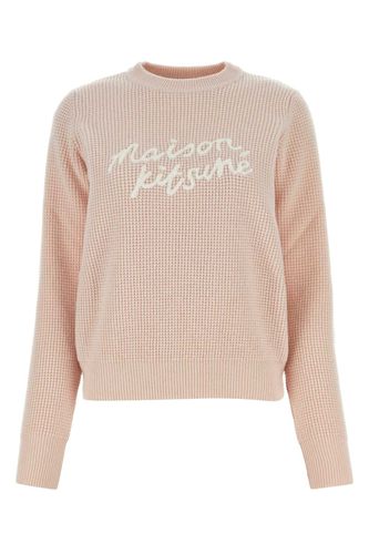 Light Pink Wool Sweater - Maison Kitsuné - Modalova