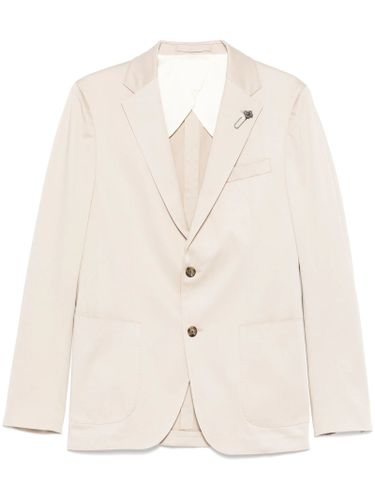 Lardini Light Beige Cotton Blazer - Lardini - Modalova