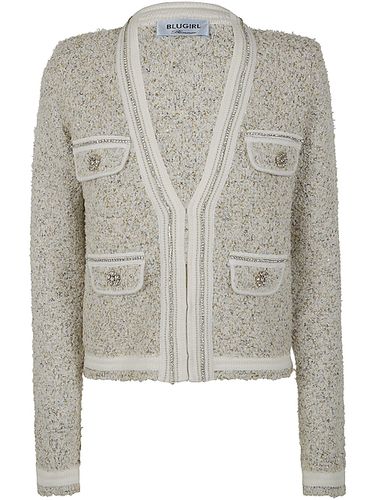 Blugirl Mixed Jacquard Sweater - Blugirl - Modalova