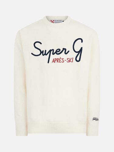 Man Crewneck Sweater With Super G Embroidery Super G Special Edition - MC2 Saint Barth - Modalova