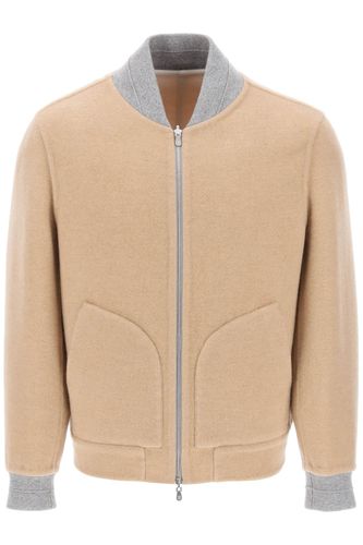 Reversible Cashmere Bomber Jacket - Brunello Cucinelli - Modalova