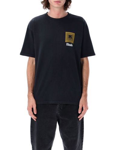 Rhude Chevron Logo Repeat Tee - Rhude - Modalova