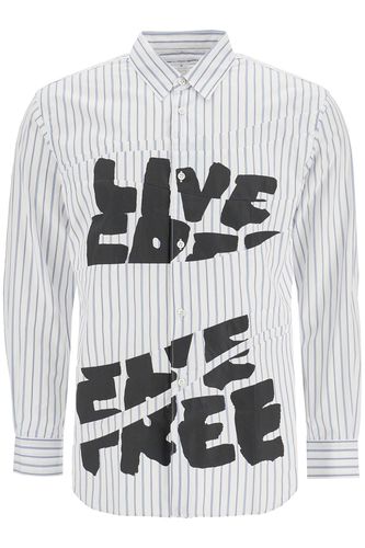 Live Free Printed Shirt - Comme des Garçons Shirt - Modalova