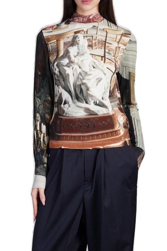 Graphic Printed Turtleneck Top - Vivienne Westwood - Modalova