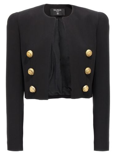 Chiocciola Button Short Jacket - Balmain - Modalova