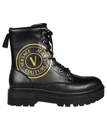 Leather Ankle Boots - Versace Jeans Couture - Modalova
