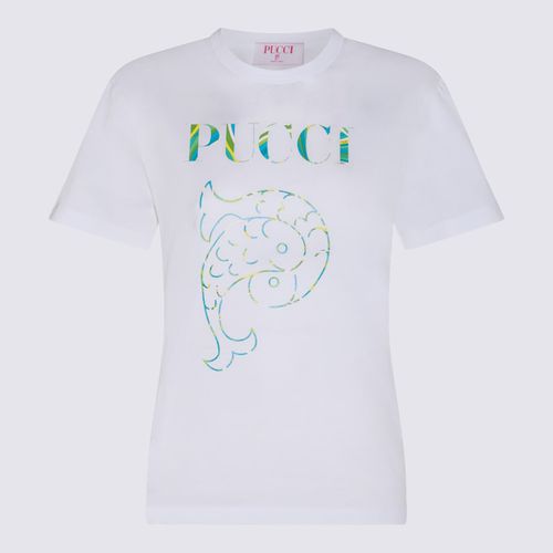 Pucci White Cotton T-shirt - Pucci - Modalova