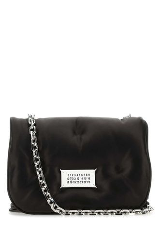 Black Nappa Leather Small Glam Slam Flap Crossbody Bag - Maison Margiela - Modalova
