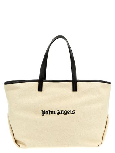 Logo Embroidery Shopping Bag - Palm Angels - Modalova