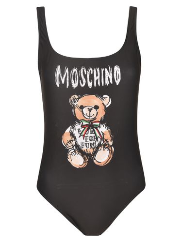 Moschino Logo Bear Bodysuit - Moschino - Modalova