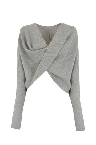 Cashmere Crossover Sweater - Liviana Conti - Modalova