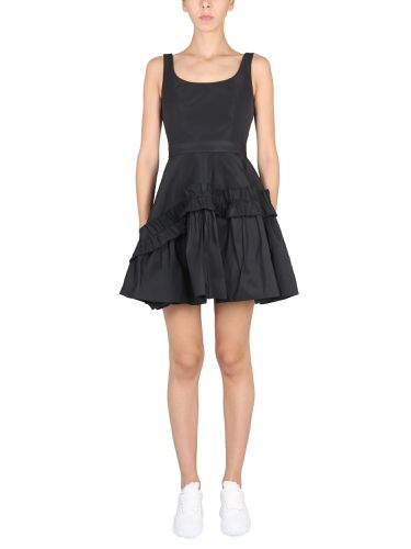 Mini Dress With Plunging Neckline - Alexander McQueen - Modalova