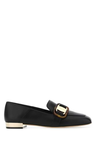 Black Leather Wang Loafers - Ferragamo - Modalova