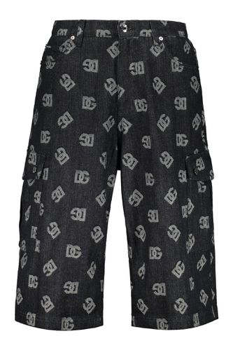 Cotton Cargo Bermuda Shorts - Dolce & Gabbana - Modalova