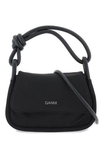 Ganni Knot Flap Over Shoulder Bag - Ganni - Modalova