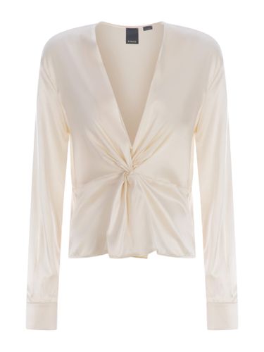 Blouse Pinko baradero In Silk Satin - Pinko - Modalova