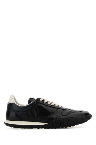 Jil Sander Black Leather Sneakers - Jil Sander - Modalova